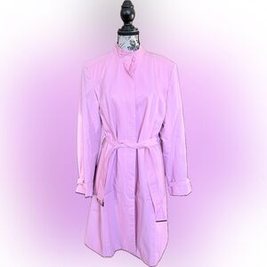 A|LINE Bubble gum pink Belted Trench Coat – Size L (NEW / Never Worn)